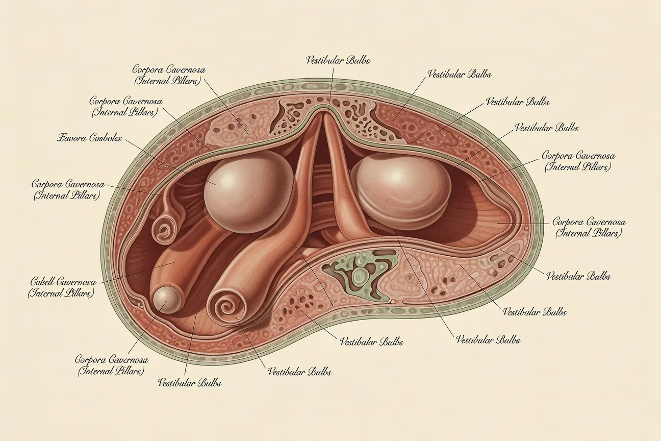 Modèle anatomique 3D du clitoris - reconstitution éditoriale
