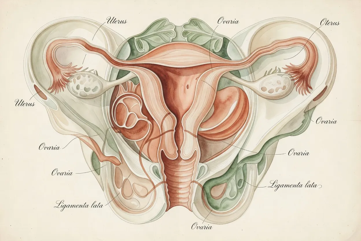 Représentation 3D pédagogique du clitoris complet, modèle anatomique à taille réelle