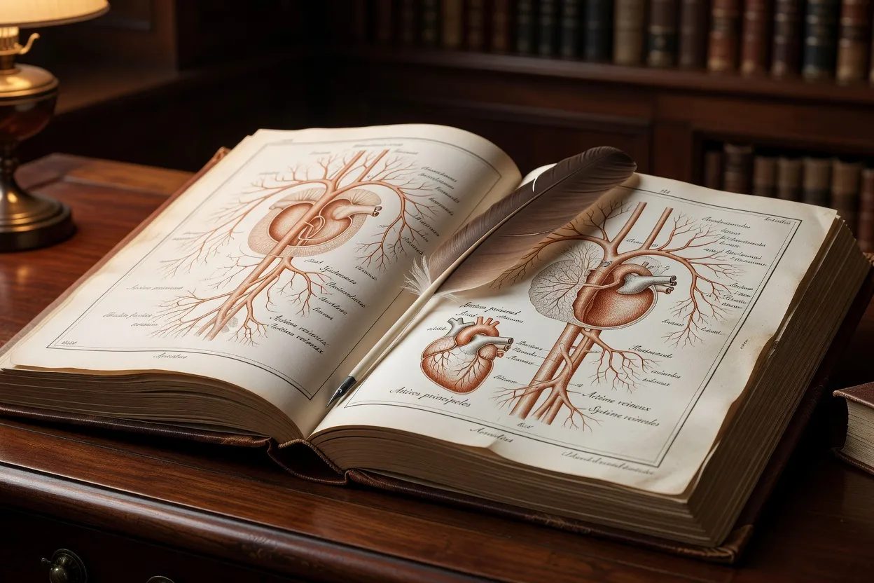 Représentation éditoriale d'une bibliothèque numérique d'images médicales libres de droit