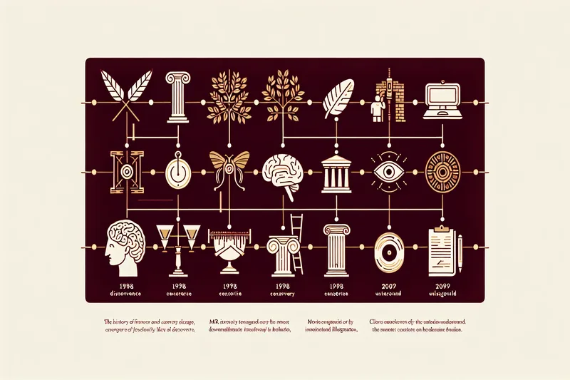 Chronologie de l'histoire du clitoris - frise historique de l'Antiquité à 2026