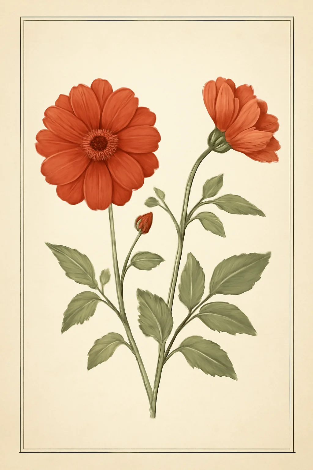 Illustration éditoriale botanique — Clitoris-moi.ch