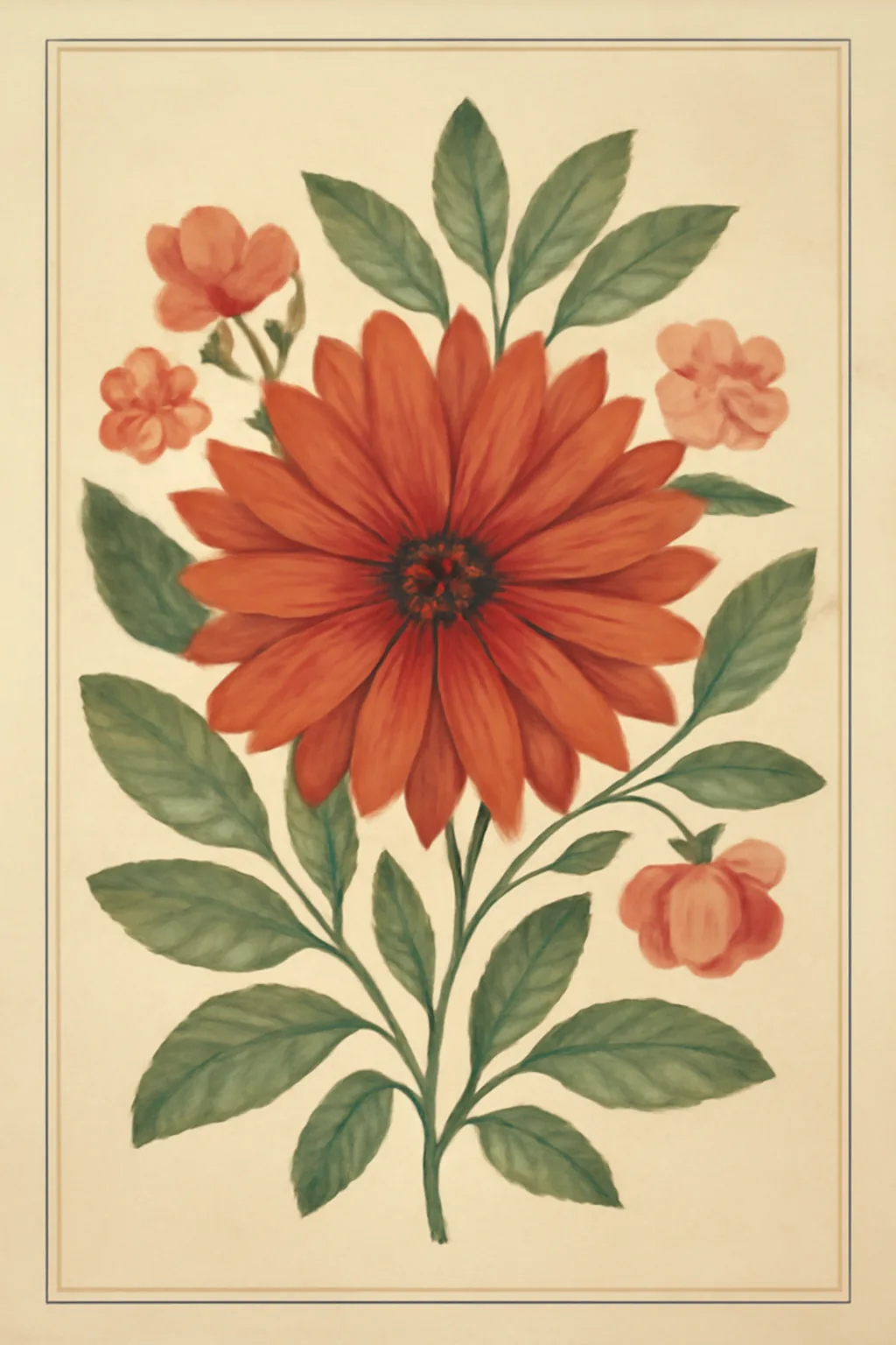 Illustration éditoriale botanique — Clitoris-moi.ch
